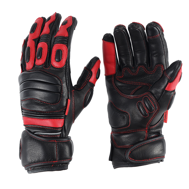 360 degree protective sheepskin motorcycle gloves